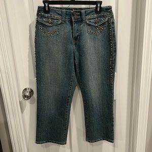 Baccini size 4 denim capris